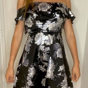 Macy’s junior strapless dress